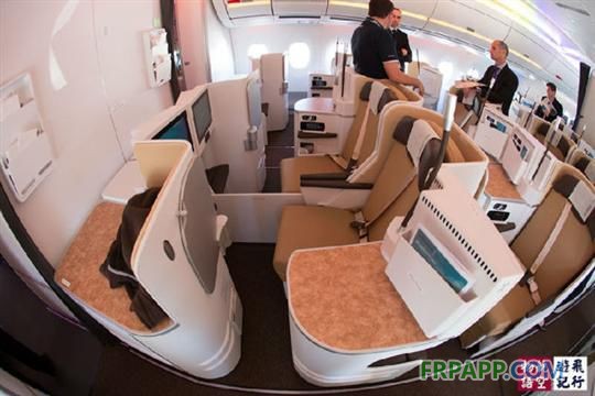 媒體揭秘空中客車公司最新A350豪華客機